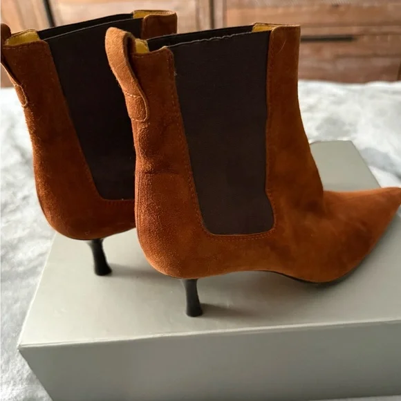 Lambertson Truex Brown Suede Ankle Boots - Picture 3 of 5